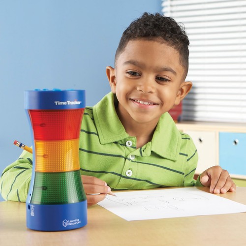 Learning Resources Time Tracker Visual Timer and Clock - Picture 2 of 4
