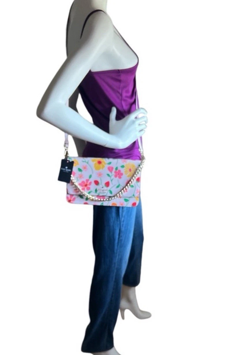 Tracolla convertibile Kate Spade Madison Flap in giardino di fragole prezzo al pubblico consigliato: $ 349