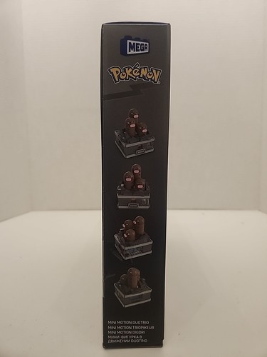 MEGA Pokemon Mini Motion Dugtrio Bauspielzeug Set - 343 Teile NEU Mattel - Bild 3 von 6