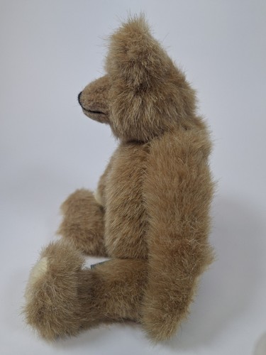VTG. 1993 MARY MEYER/GREEN MOUNTAIN PLUSH TEDDY BEAR, 11 IN. JOINTED, POSABLE - Picture 2 of 9