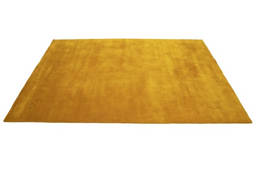 Modern Gold Tribal Pictorial Gabbeh Wool Rug Plush Contemporary Carpet 8X10 ft - Picture 5 of 12