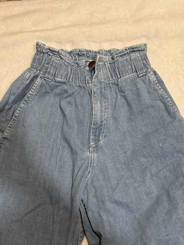 ASOS Design High Rise Jeans Light Wash Blau Denim Straight Leg 25/28 - Bild 4 von 6