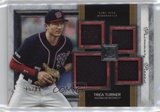 2020 Museum Collection Single Player Primary Pieces Quad Relics /99 Trea Turner