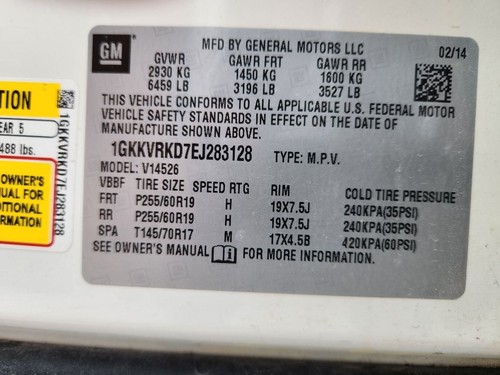 Temperature Control VIN J 11th Digit Limited Front Fits 13-17 ACADIA 3465733 - Picture 8 of 12