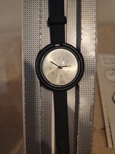 Reloj Swatch POP FLACO PMB109 de 1997 CON ESTUCHE Y PAPELES, Batería Nueva - Imagen 5 de 12