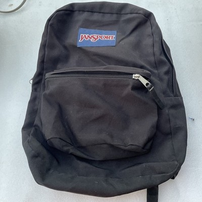 canvas jansport backpack dark color JanSport Black Backpack Polyester Canvas Pockets Adjustable Strap