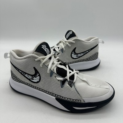 Nike DQ8094-101 Youth Size 6.5Y Kyrie Flytrap 5 White Black Basketball Shoes