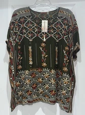🌼NWT Johnny Was L Aubrey Embroidered Blouse (Orig $250)