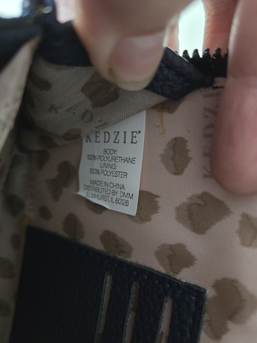 Bolso Bandolera Kedzie Eclipse Smartphone Mujer Azul Marino Vegano Cuero Cartera Viaje - Imagen 7 de 7