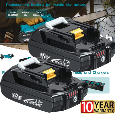 #ad #ad 2 Pack For Makita 18V 3.0Ah LXT Lithium Ion BL1830B BL1850B BL1860B Battery LED $29.00