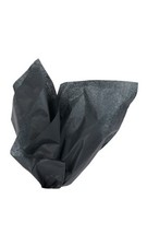 SSWBasics 20" x 30" Black Tissue Paper
