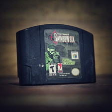 Tom Clancy's Rainbow Six Nintendo N64 1999 Black Cartridge Only