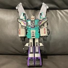 NICE Hasbro 1987 Black Purple Teal Sixshot Transformers Vintage G1 Six Changer