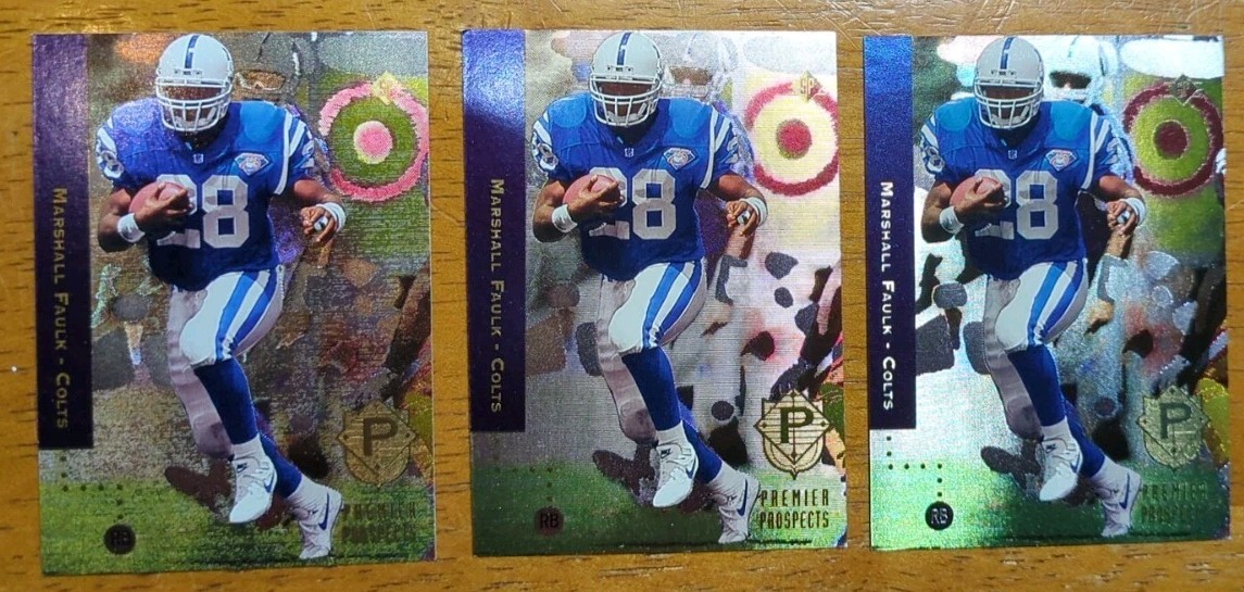 3 Marshall Faulk 1994 SP foil #3 RC Rookie Cards Upper Deck Indianapolis Colts 