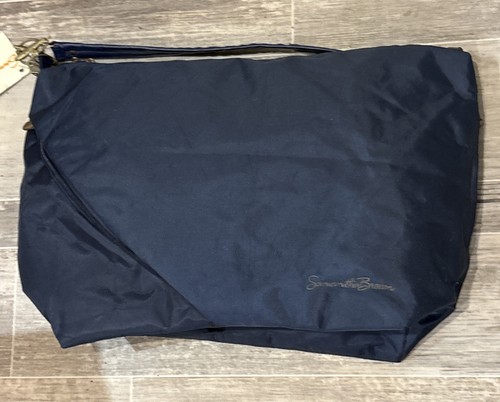 Samantha Brown Navy Blue Polyester Travel Bag One Piece Weekender - Picture 7 of 9