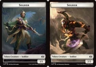 SOLDIER // SOLDIER Double-Sided Token x4 mtg EX/NM Tarkir Dragonstorm
