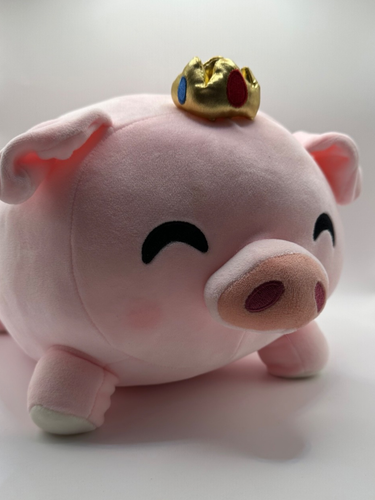 Youtooz Technoblade Soft Pillow Plush Pink Pig with Crown - Picture 3 of 12