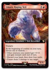 Umaro, Raging Yeti (Extended Art) #156 (NM) Final Fantasy FIC Magic MTG