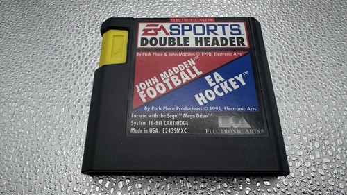 EA Sports Double Header Sega Mega Drive mit Handbuch 16 Bit Retro PAL 1993 #1172 - Bild 5 von 13