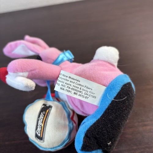 Energizer Batteries Bunny Plush Toy Drum Sunglasses 1997 Small 90s Pink Vtg - Picture 9 of 11
