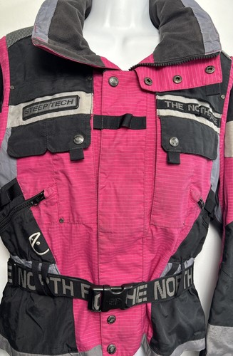 The North Face Steep Tech Ltd. Edition Damen Skijacke Medium Pink Schwarz Gürtel - Bild 4 von 12