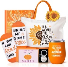 Gifts for Women Girls Best Friend Sister Wife Girlfriend Daughter - M, Orange