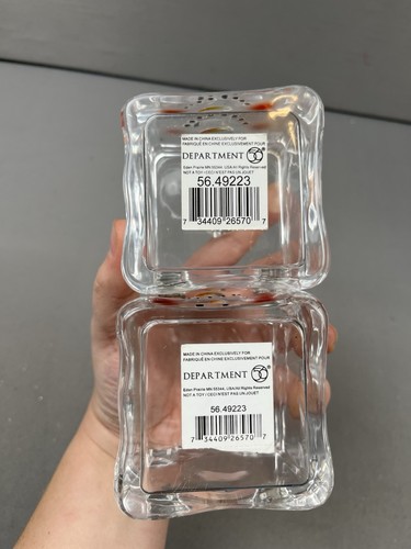 Vintage Department 56 Acryl Deckeldose Schneemann Eiswürfel Quadrat Schmuckschatulle - Lot 2 - Bild 8 von 13