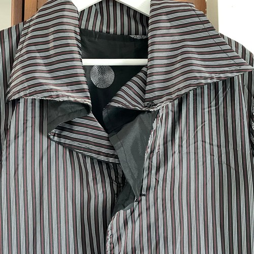 Ubu Wendejacke Gr. M schwarz Punkte & Streifen Art to Wear leichte Frühlingsjacke - Bild 5 von 12