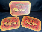VTG 1978 Ballonoff Home Products Mom's Pie Co. Berry & 2 Apple Mat Hot Plates US