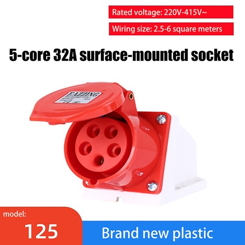 1 Piece Industrial Plug And Socket Waterproof Connector 3PIN 4PIN 5PIN 16A/32A - Photo 22/32