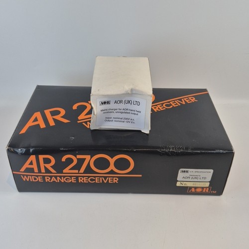 AOR AR-2700 Wide Range Portable Monitor Receiver Ham Radio Scanner Boxed Working - Picture 23 of 23