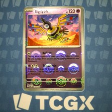 Pokemon - Sigilyph (Poke Ball Pattern) - 038/086 - SV: White Flare - Holo NM