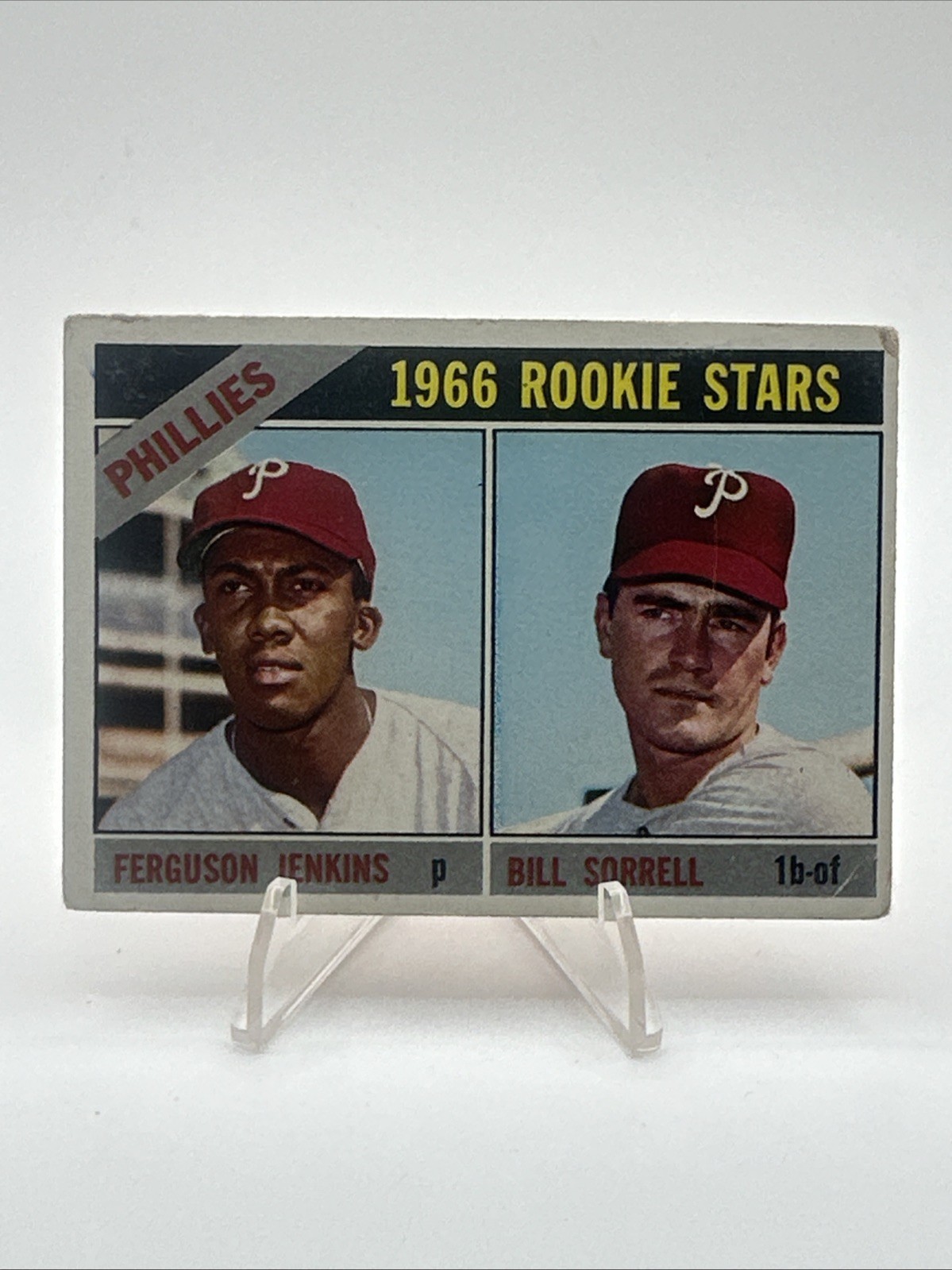 1966 Topps #254 Ferguson Jenkins Bill Sorrell RC