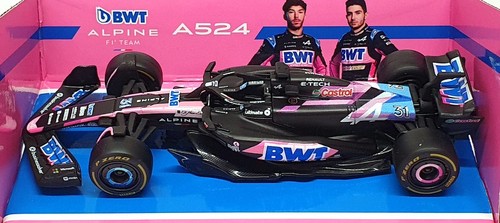 Burago 1/43 Scale 18-38175O - F1 BWT Alpine A524 #81 Ocon - Picture 3 of 5