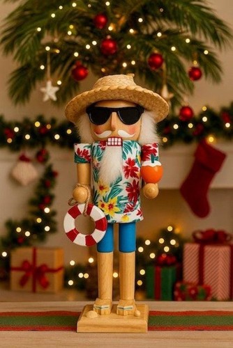 Kurt Adler 15-Inch Beach Santa Nutcracker - Picture 5 of 5