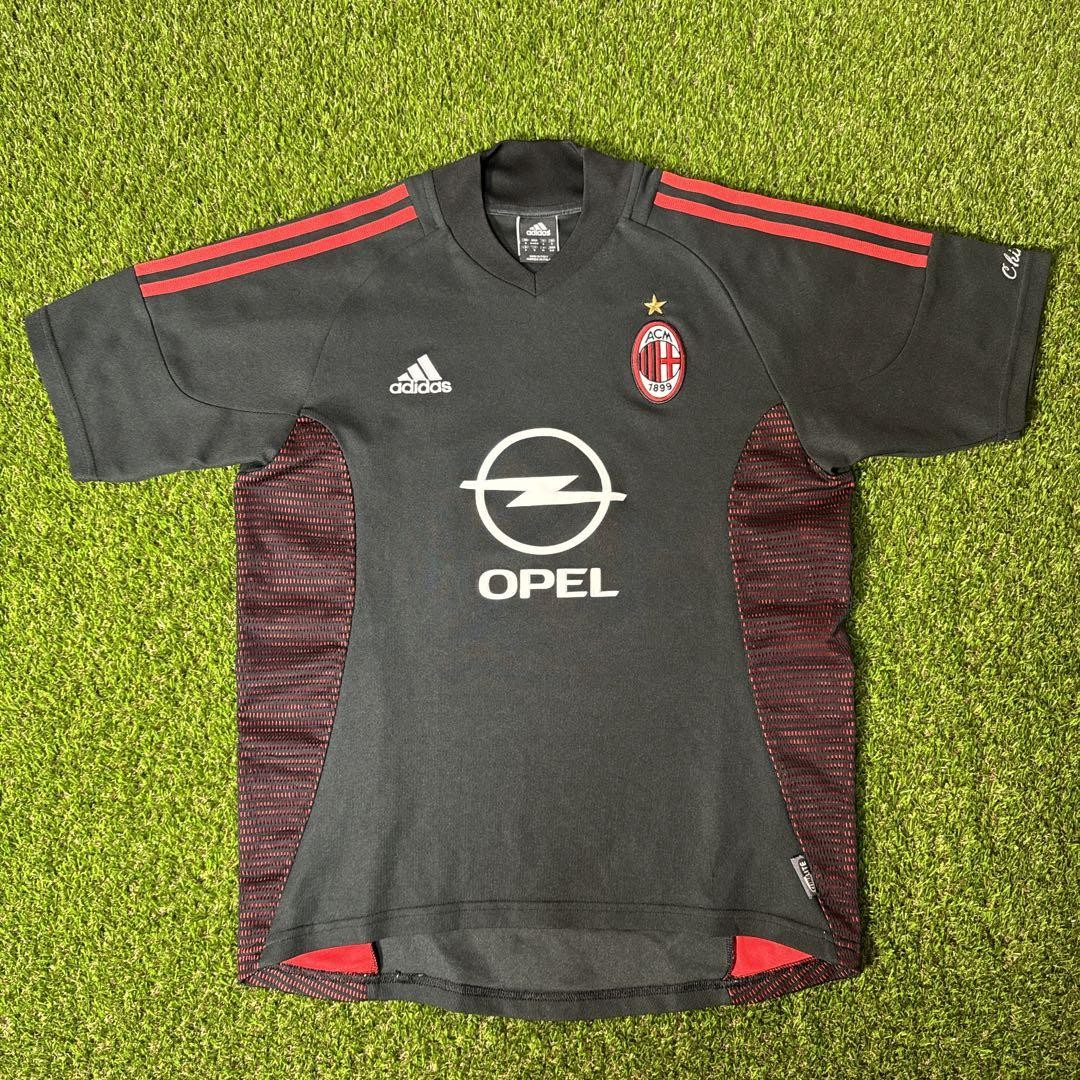 Adidas AC Milan 2002-03 Third Jersey Black Made in Italy