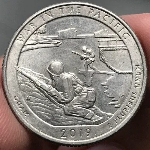 2019-W America the Beautiful Quarters War in the Pacific — photo from the most recent tracked eBay sale