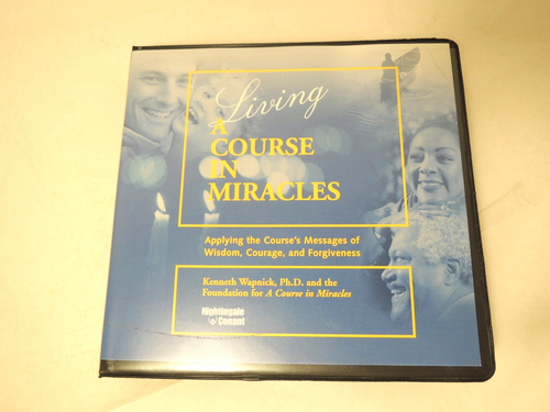 Audio CDs Living A Course in Miracles Kenneth Wapnick 8 CD Discs + CD ROM