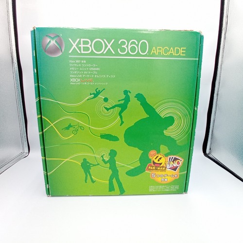 Microsoft Xbox 360 White Console Boxed Remote Arcade Edition Japanese Tested - Picture 10 of 22