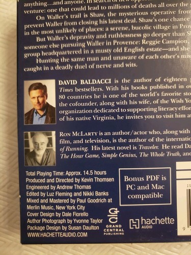 Deliver Us From Evil by David Baldacci 12CD audio book Unabridged - Picture 4 of 5