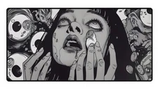 Anime Horror Girl Mouse Pad