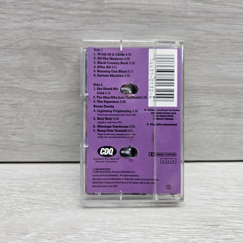 DAVID BOWIE - The Man Who Sold The World Cassette Tape Dress Cover Ryko 1990 VGC - Picture 2 of 5