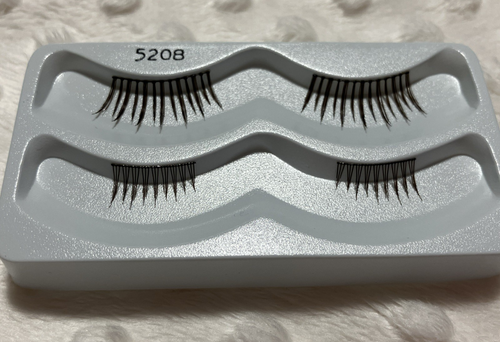 Dollspart 5208 Sugar obere & untere Puppe Wimpern DUNKELBRAUN (OBEN 7/8" x 3/8") - Bild 4 von 4