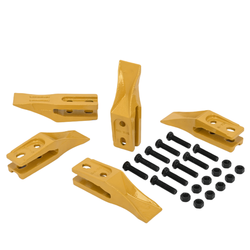 Juego de 5 dientes de cubo de zanja minicargadora retroexcavadora perno en el diente para mini excavadora - Imagen 14 de 14