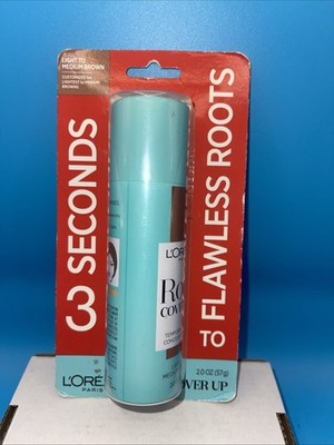 L'Oreal Paris Magic Root Cover Up Spray - Light to Medium Brown NOS  , 2 oz(k)