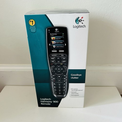 Logitech Harmony 900 Rechargeable IR/RF Universal Remote (Sealed Box) - Picture 1 of 7