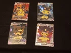 4  Pikachu Pokémon Card Holo GX VSTAR VMAX GX EX Cosplay Art