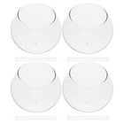  4 Sets Japanese Wind Chime Glass Outdoor Ornament Dome Asian Chimes