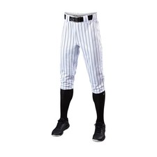 Youth EvoShield Salute Pinstripe/Solid Baseball Pants - Open Bottom/Knicker