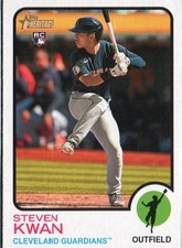2022 Topps Heritage #562 Steven Kwan